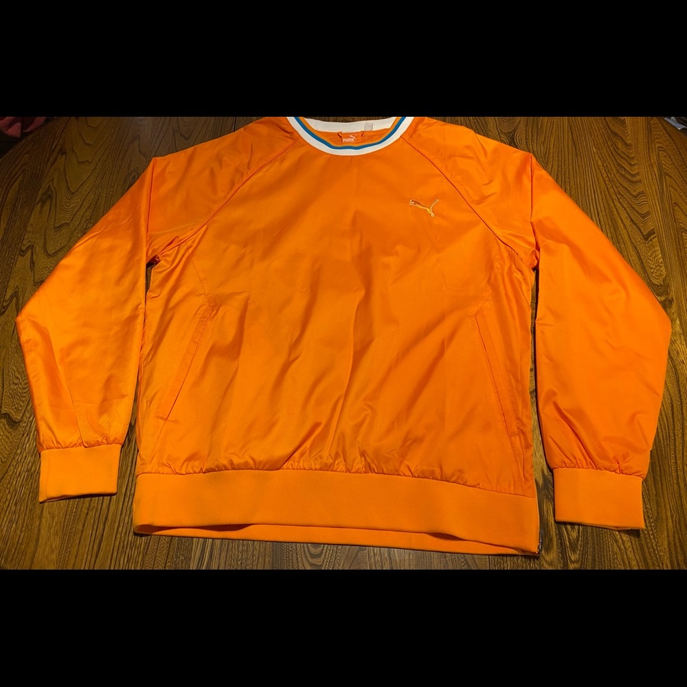 Puma Golf Orange Sweater Jacket
